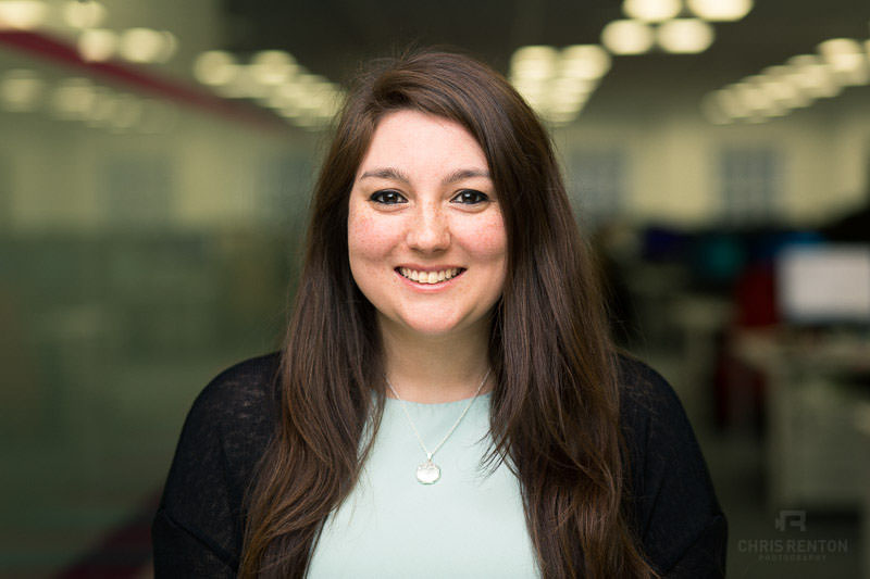 relaxed company headshot female smiling